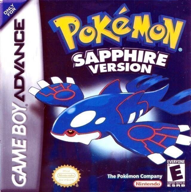 Pokemon - Sapphire Version (V1.1) (USA) Game Cover